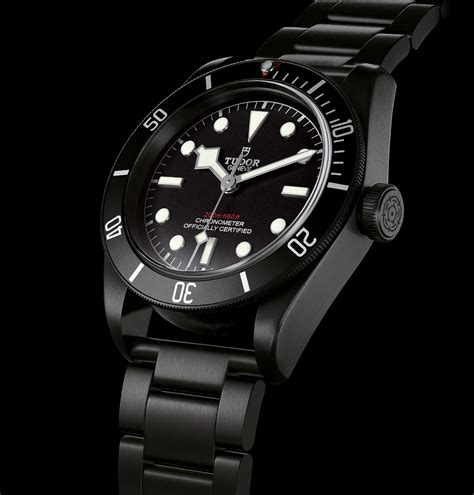 bracciale nero pvd tudor balck bay|tudor black bay 36 price.